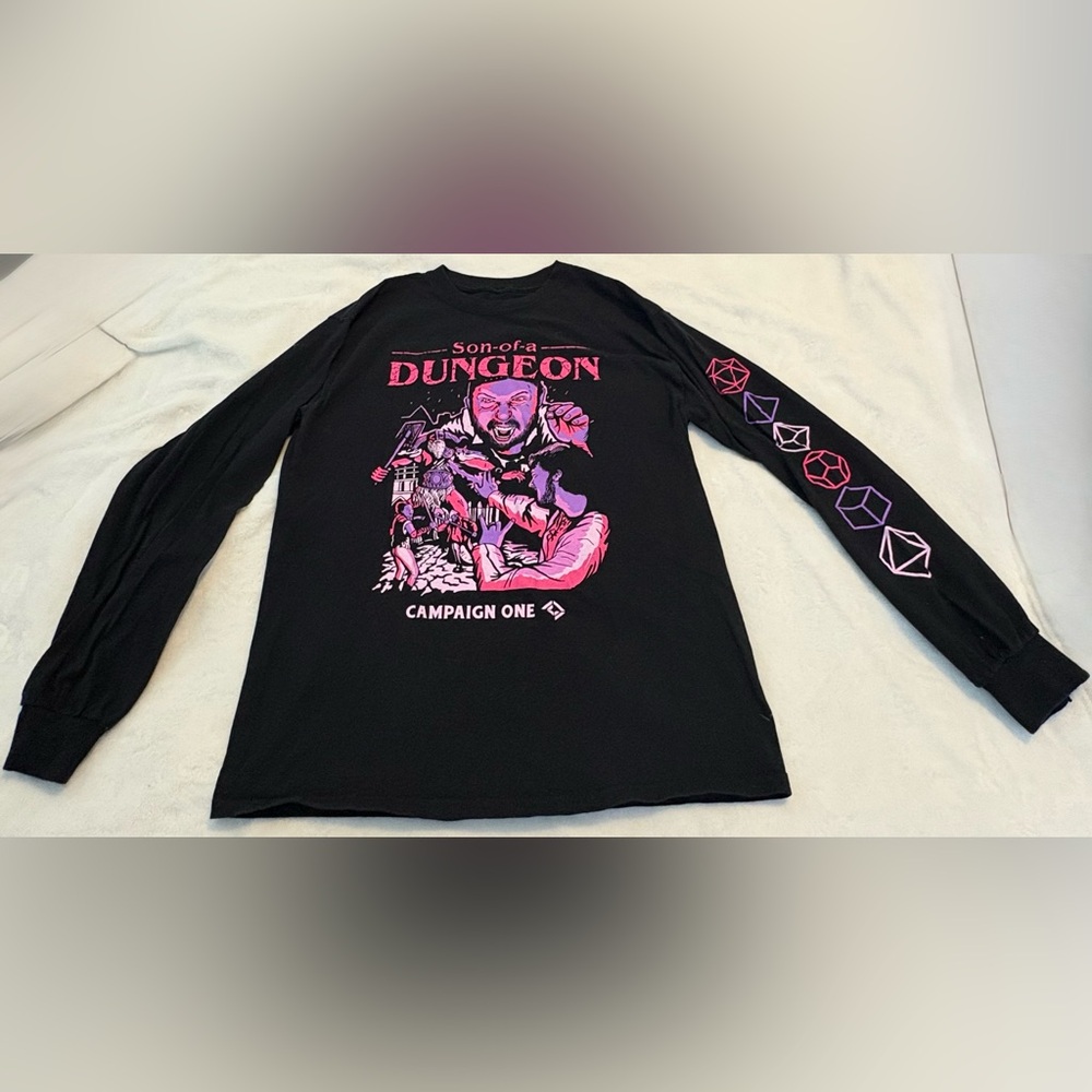 Corridor Men’s Size M Graphic Long Sleeve T-Shirt “SON OF DRAGON CAMPAIGN ONE”